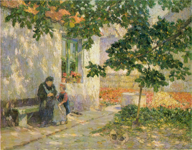 613px-KojimaTorajirō-1910-Garden_of_Begonias
