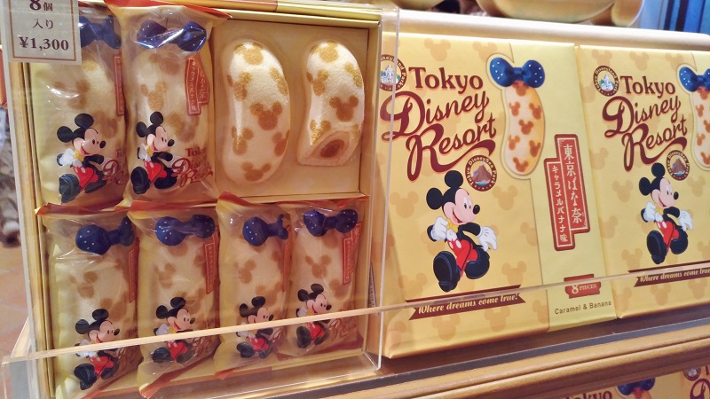 迪士尼限定版的東京芭娜娜是焦糖香蕉口味