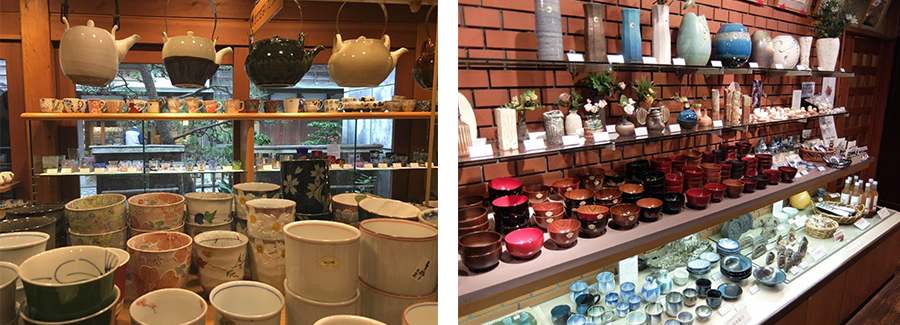 Restaurant Torokko is run by a local pottery store with a long history. A variety of pottery products are available for sale at the store. Dine and buy some souvenirs to bring home.