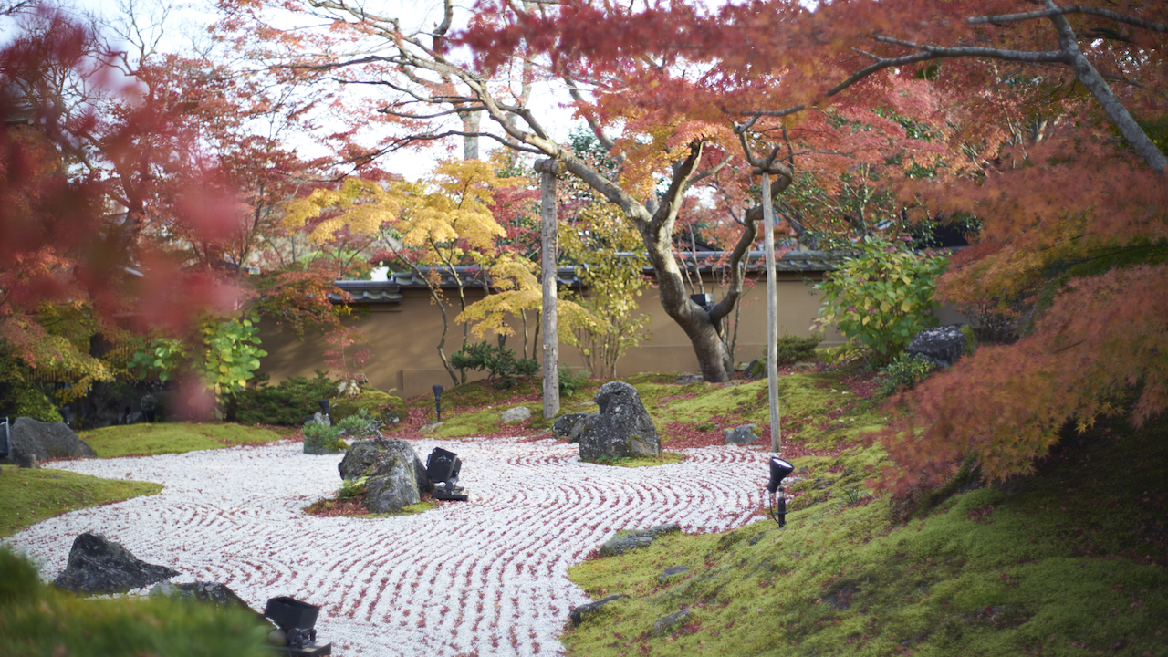 圓通院境內的日式庭園