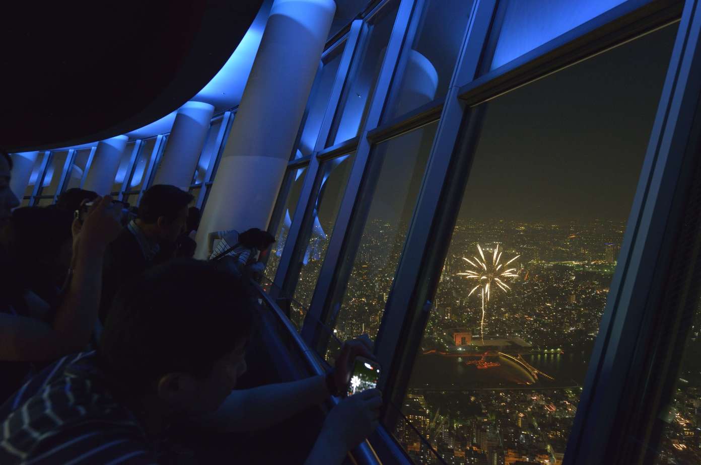 Fireworks from a different angle