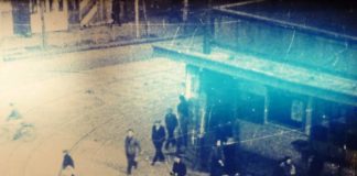 A nostalgic ride in a modern city Tokyo nostalgic train