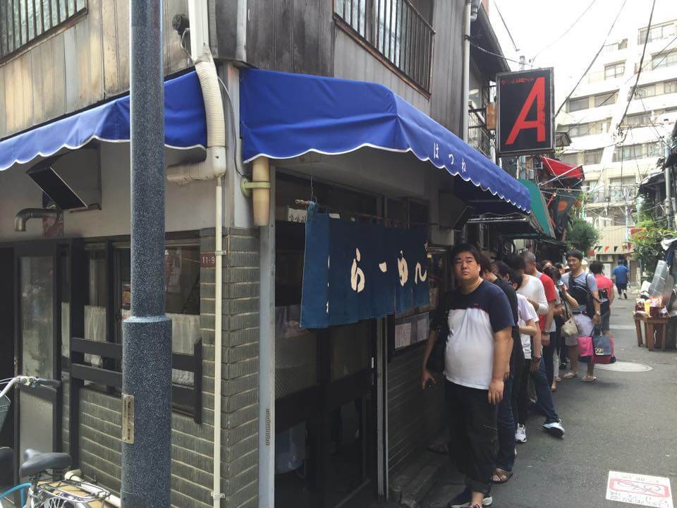 queueing for ramen