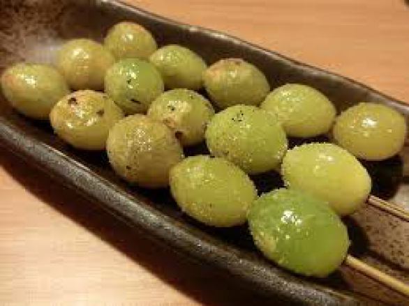 grilled ginko nuts