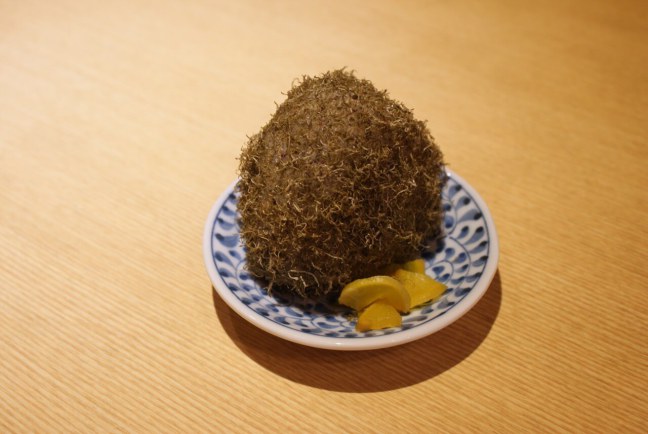 Onigiri with Konbu