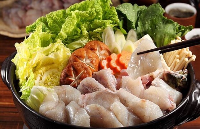 Hot pot with Fugu