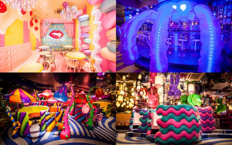 KAWAII MONSTER CAFE boasts 4 zones