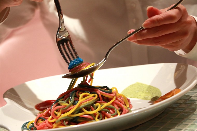 Colorful Rainbow Pasta