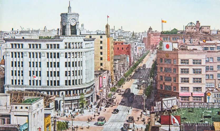 Ginza in old days