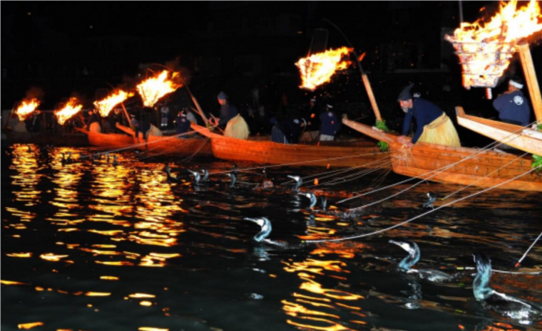 Gifu: Cormorant fishing on the Nagara River