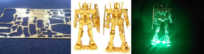 Meta nano gundam gold