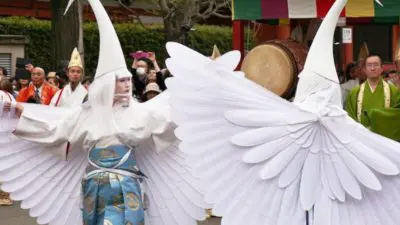 Japanese White Heron Dance