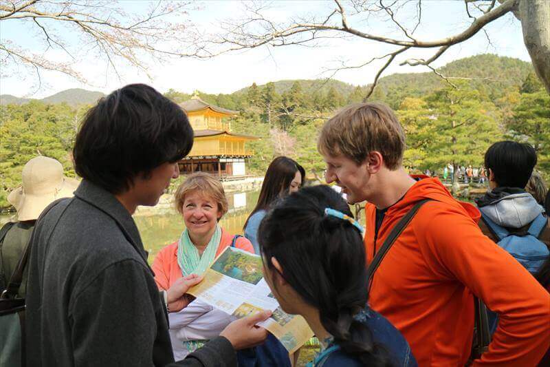 At Kinkakuji Temple