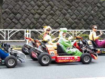 Mario Kart on the Tokyo streets