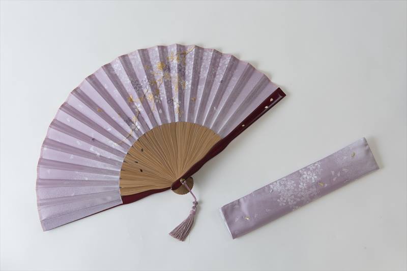 silk folding fan