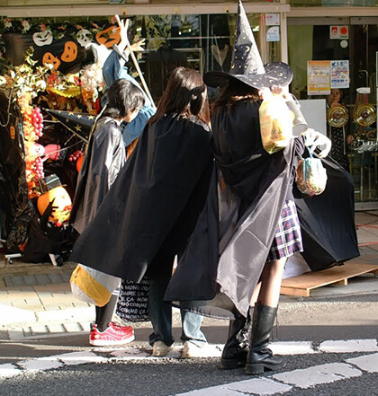 Halloween event in Japan