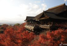 Ultimate Map of Fall Foliage Destinations in Japan : Kyoto (7) Kiyomizu-dera in Kyoto