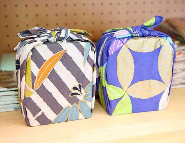 japanese design fabric boxes