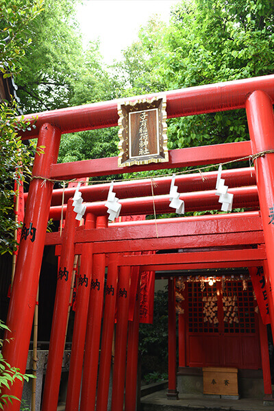 mitake shrine red torii owl ikebukuro