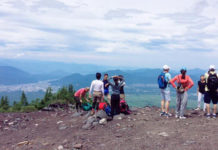 Taste of Mt. Fuji: a short hiking adventure view from the north shore of Lake Kawaguchiko