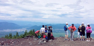 Taste of Mt. Fuji: a short hiking adventure view from the north shore of Lake Kawaguchiko