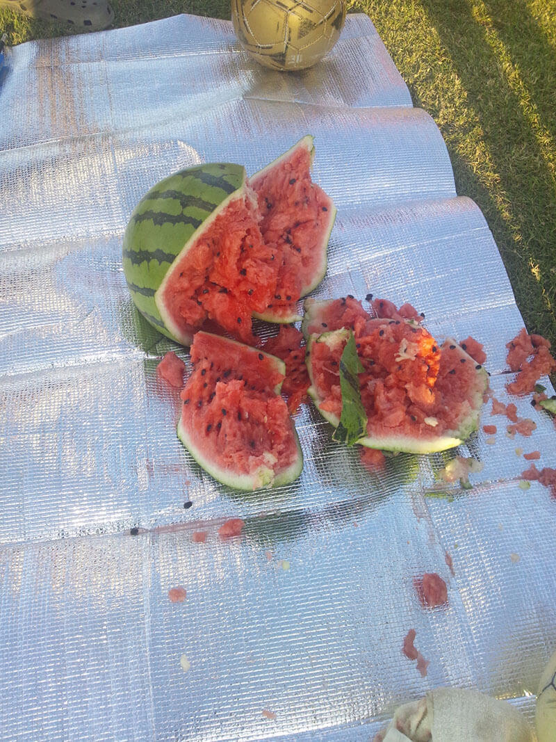 smashed Japanese watermelon