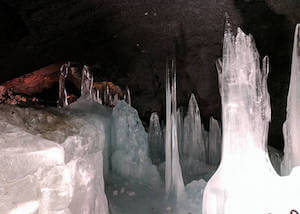 Inside of the cave