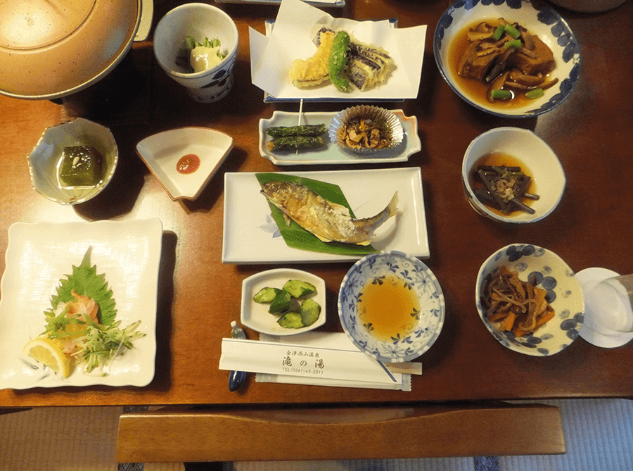 ryokan-dinner-at-nishiyama-onsen-fukushima