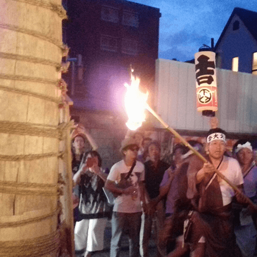 Yoshida fire festival