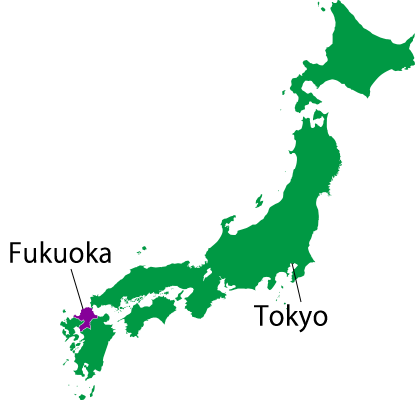 Japan-map-Fukuoka