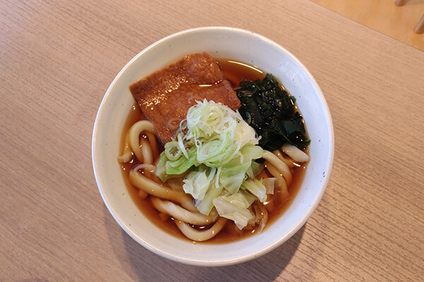 You can get a bowl of Yoshida udon here but the noodles tasted softer than the locals like it
