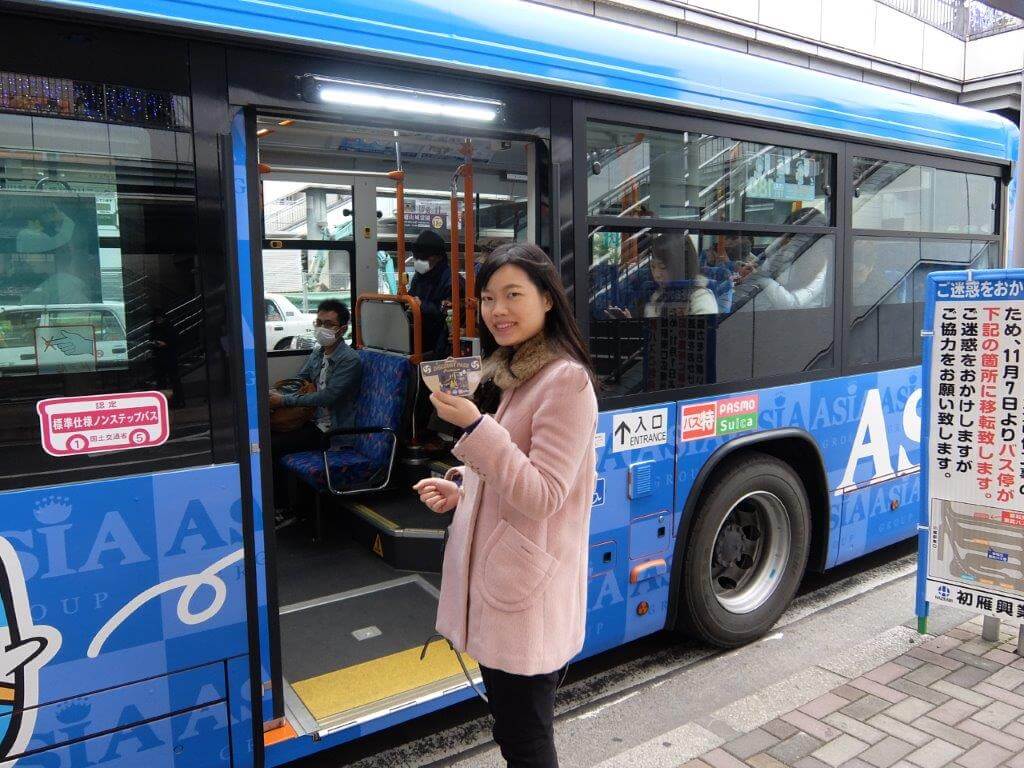 Bus from Kawagoe station