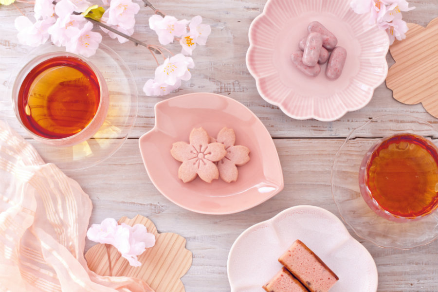 Sakura themed sweets