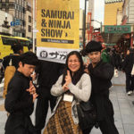 Melissa - Samurai & Ninja show in Asakusa