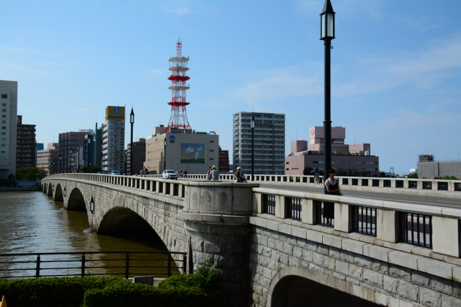 Bandai Bridge in Niigata