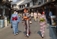 Top 3 Little Edo Traditional Streets in Japan Little Edo Ladies Walking