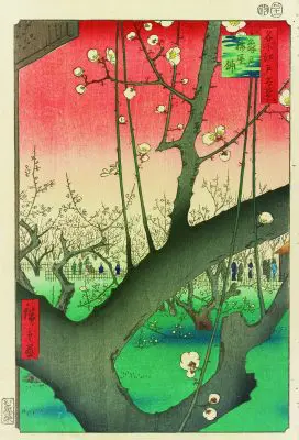 Ukiyoe Plum Blossoms