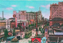 Legendary Establishments as Landmarks of Shinjuku Shinjuku’s main street circa 1935