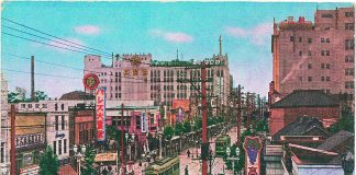 Legendary Establishments as Landmarks of Shinjuku Shinjuku’s main street circa 1935