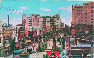 Shinjuku’s main street circa 1935