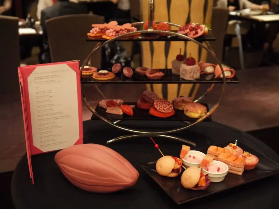 Ribu chocolate afternoon tea set