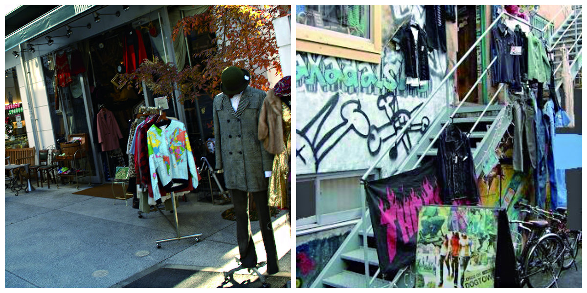 second-hand cloths in Shimokitazawa