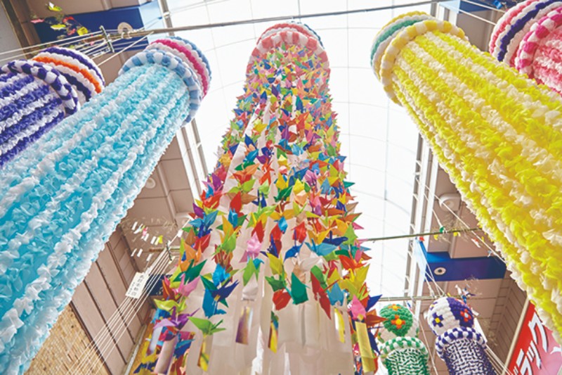 Sendai Tanabata decoration