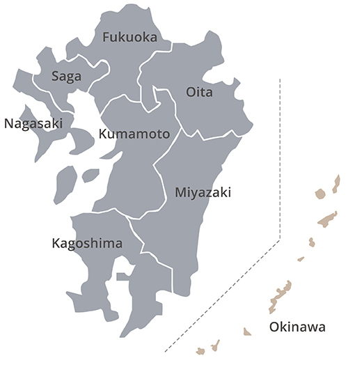 kyushu-okinawa map