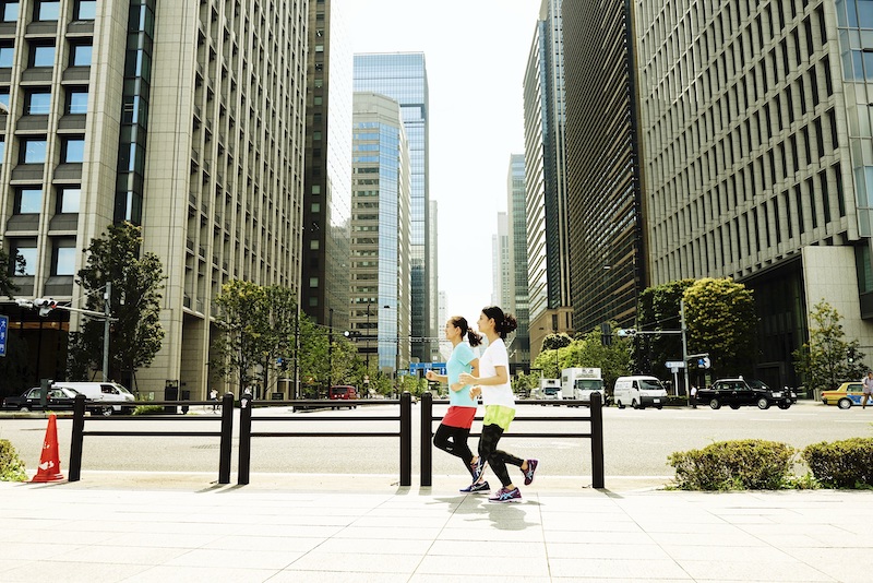 Jogging is a great way to enjoy Tokyo