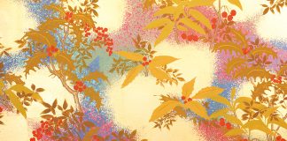 IN HARMONY WITH THE SEASONS: A Garden’s Carol folding screens “A Garden’s Carol”