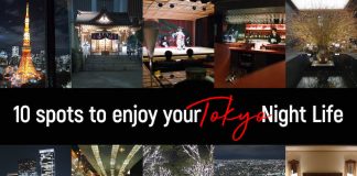 10 spots to enjoy your Tokyo Night Life