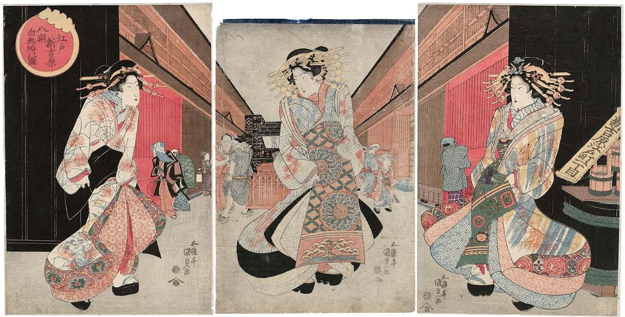Ukiyo-e paintings