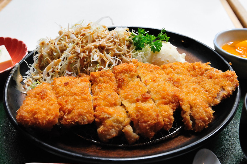 Japanese traditional dish tonkatsu