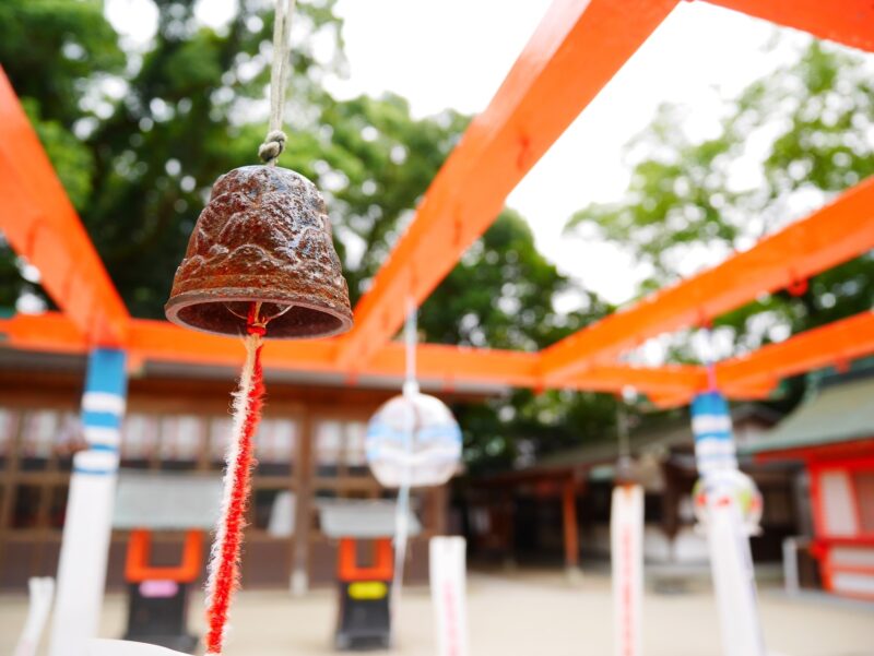 Japanese shrine wind chime